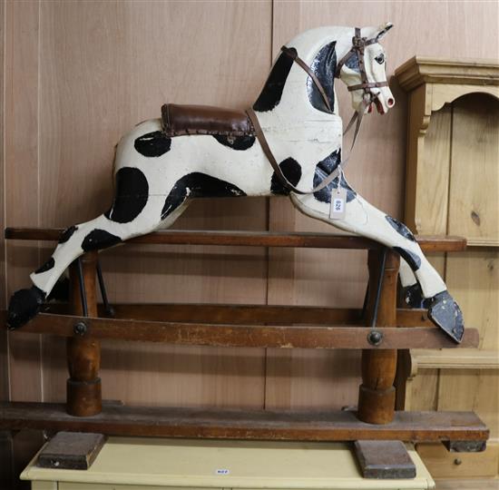 A rocking horse, W.118cm